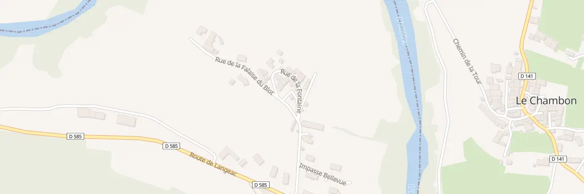 Plan du 5055 Peyrussette à Aubazat