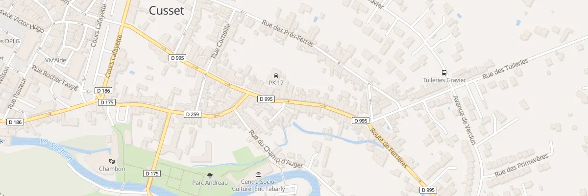 Plan du 69 Rue de la Barge à Cusset