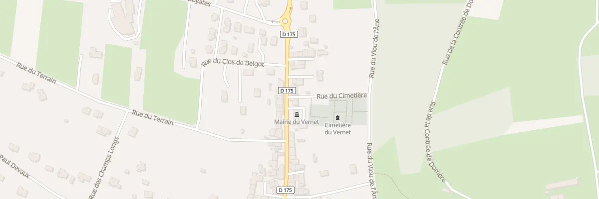 Plan du 26 Rue de Cusset au Vernet