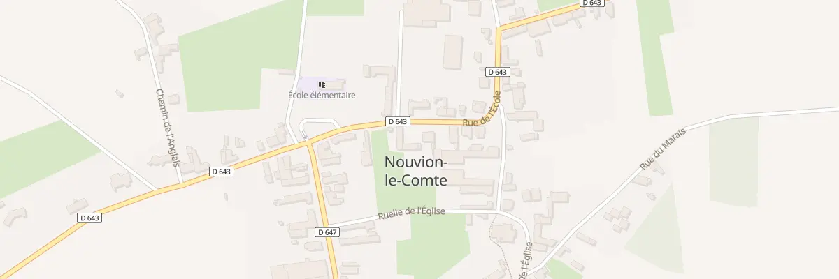 Plan du 6 Rue de l’Ecole à Nouvion-le-Comte