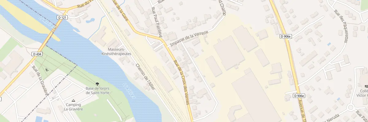 Plan du 10 Rue de la Verrerie à Saint-Yorre