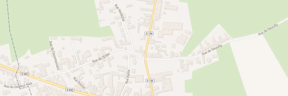 Plan du 47 Rue de l’Enfer à Inchy