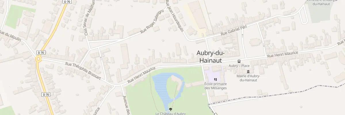 Plan du 88 Rue Henri Maurice à Aubry-du-Hainaut