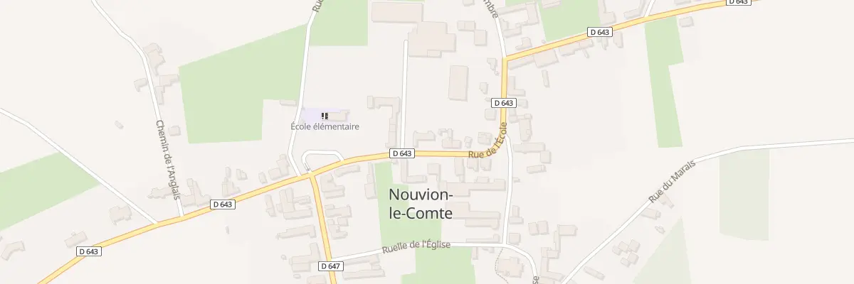 Plan du 7 Rue de l’Ecole à Nouvion-le-Comte