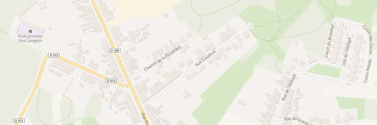 Plan du 151 Rue Coudoux à Raismes