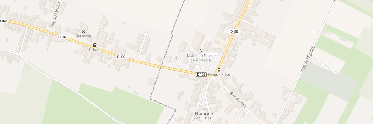 Plan du 8 Rue de Mortagne à Flines-lès-Mortagne