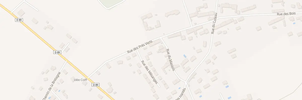Plan du 2 Rue du Massois à Charbuy