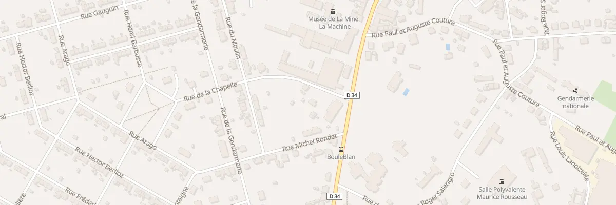 Plan du 5 Rue de la Chapelle à La Machine