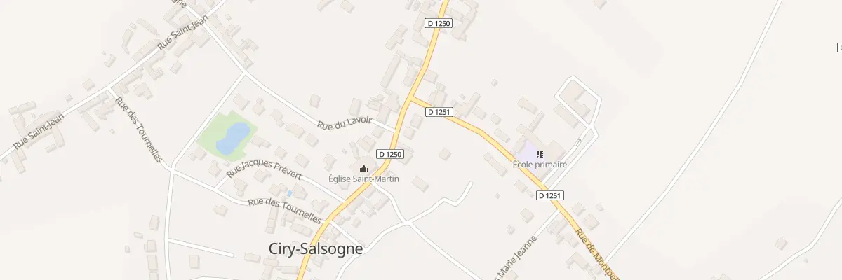 Plan du 5B Rue de la Libération à Ciry-Salsogne