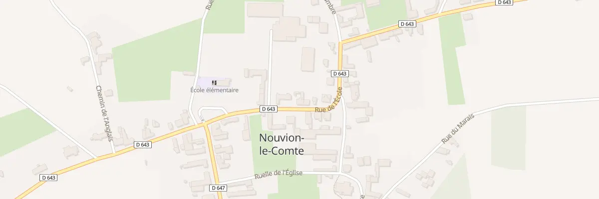 Plan du 9 Rue de l’Ecole à Nouvion-le-Comte