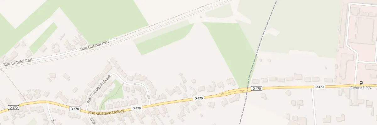 Plan du 875 Rue Gustave Delory à Hérin