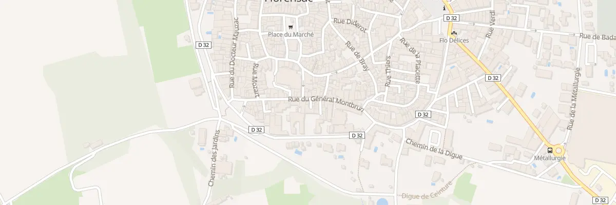 Plan du 20 Rue General Montbrun à Florensac