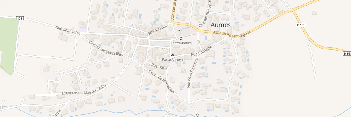 Plan du 4 Rue Corneille à Aumes