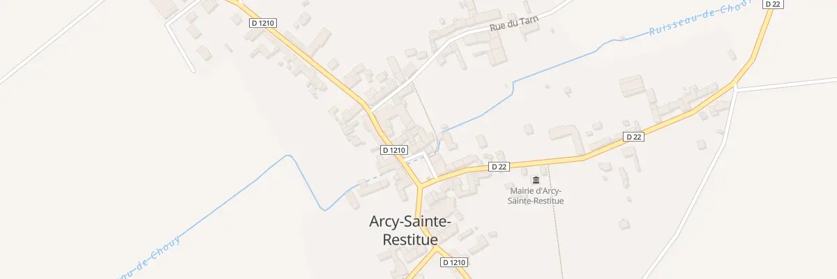 Plan du 4 Pl du Général de Gaulle à Arcy-Sainte-Restitue