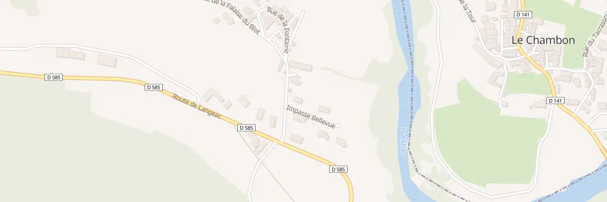 Plan du 5110 Peyrussette à Aubazat