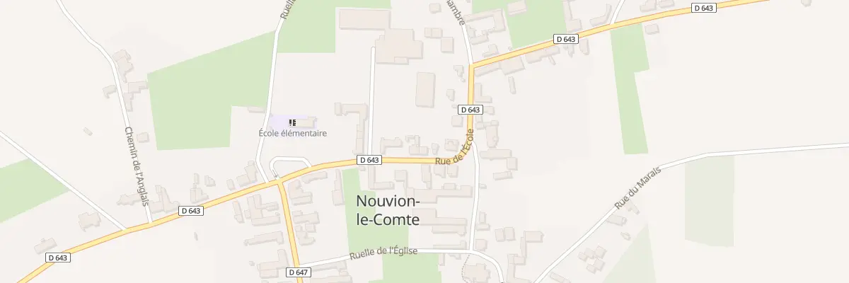 Plan du 9003 Rue de l’Ecole à Nouvion-le-Comte