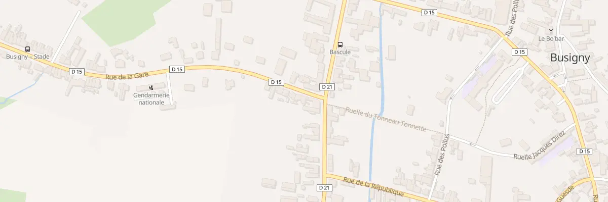 Plan du 1 Rue de la Gare à Busigny