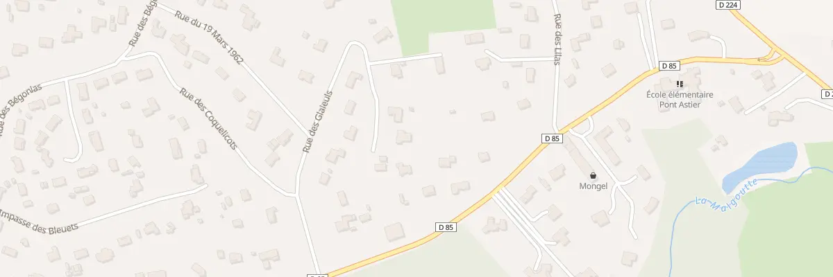 Plan du 23 Rue des Glaieuls à Orléat