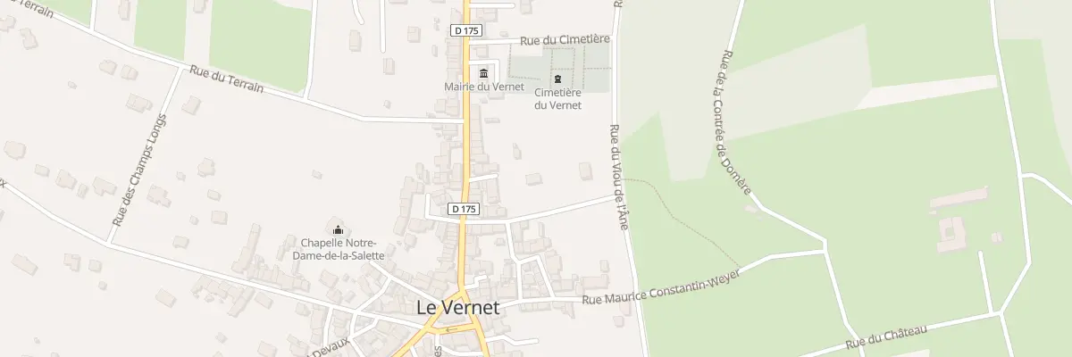 Plan du 1 Rue de la Petite Fontaine au Vernet