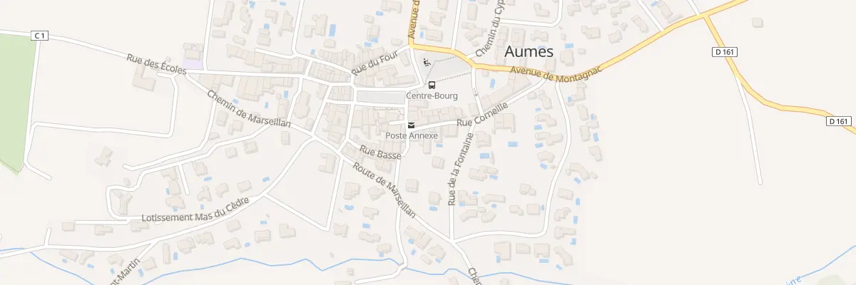 Plan du 8 Rue Corneille à Aumes