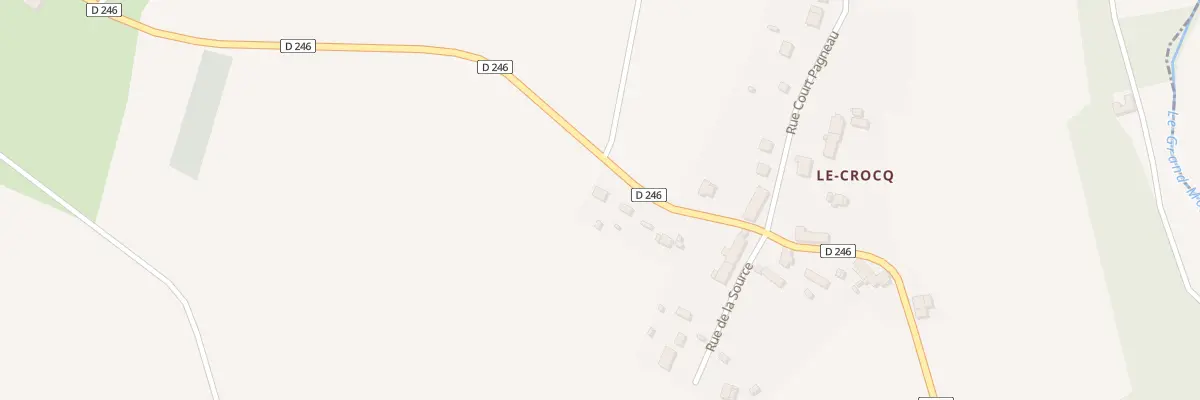 Plan du 2 Rue du Lavoir à Villeneuve-la-Lionne