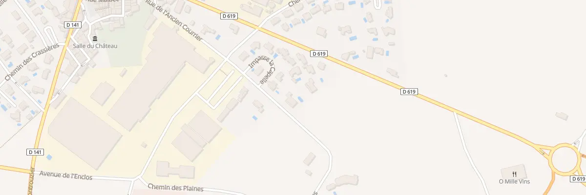 Plan du 117 Che des Plaines à Saint-Félix-de-Lodez