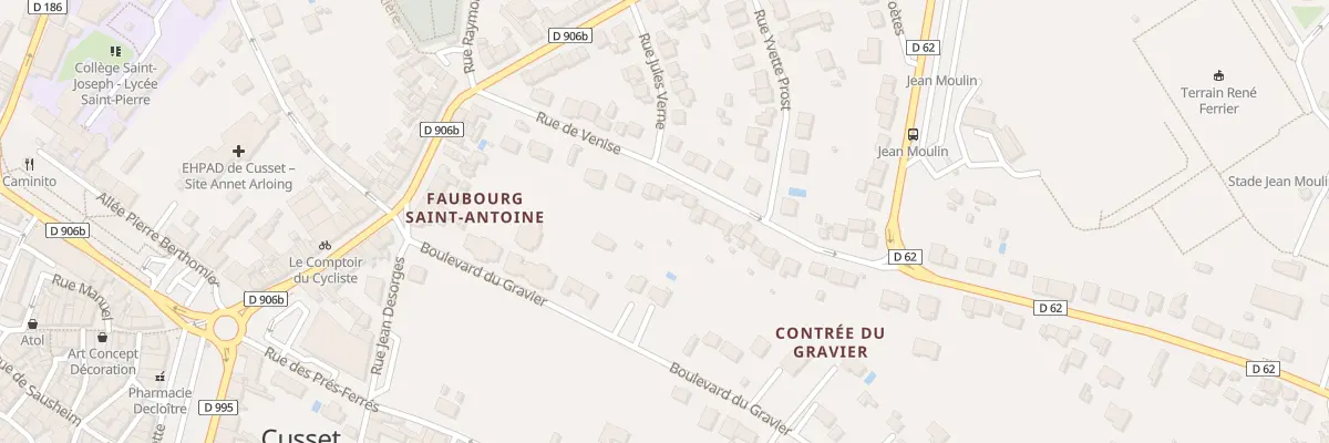 Plan du 22 Rue de Venise à Cusset