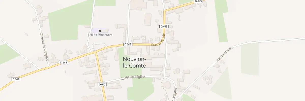 Plan du 8 Rue de l’Ecole à Nouvion-le-Comte