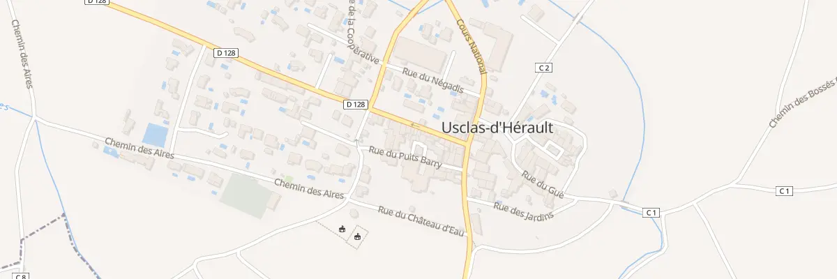 Plan du 4 Rue Guiraud à Usclas-d’Hérault