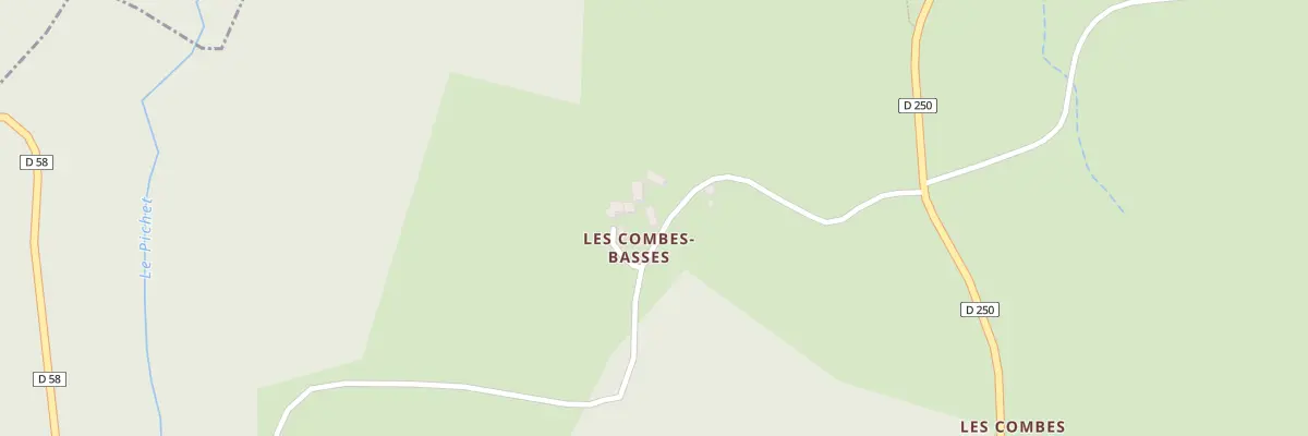 Plan du 5017 Les Combes à Brousse