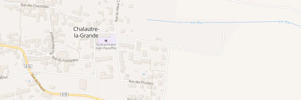 Plan du 12 Rue des Tilleuls à Chalautre-la-Grande