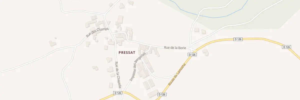 Plan du 5088 Preyssat à Chaniat
