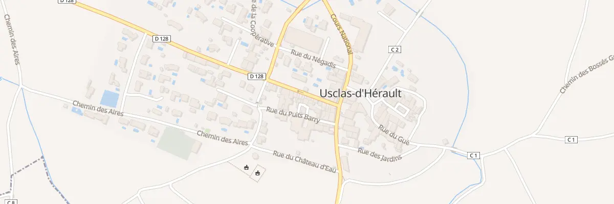 Plan du 2 Rue Guiraud à Usclas-d’Hérault