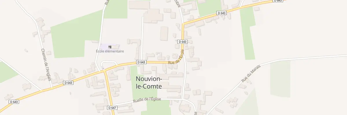 Plan du 13 Rue de l’Ecole à Nouvion-le-Comte