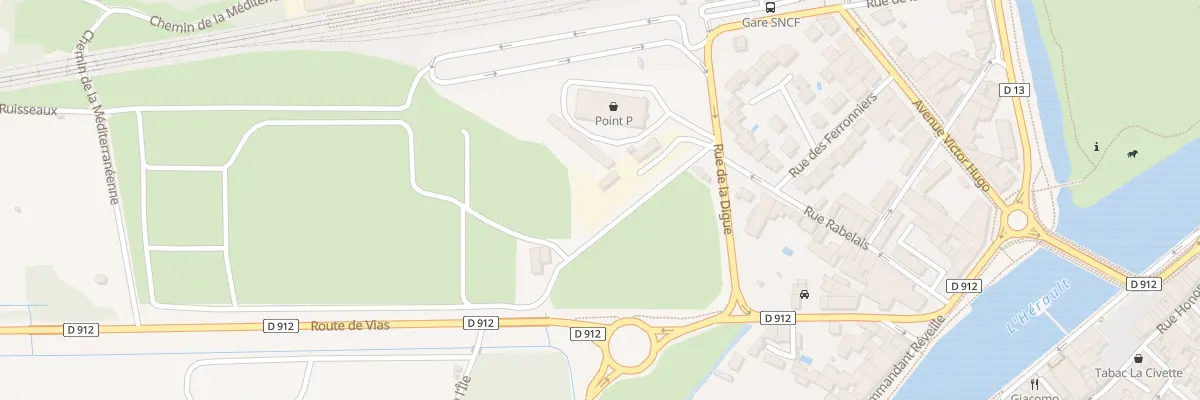 Plan du 5 Rue de la Digue à Agde