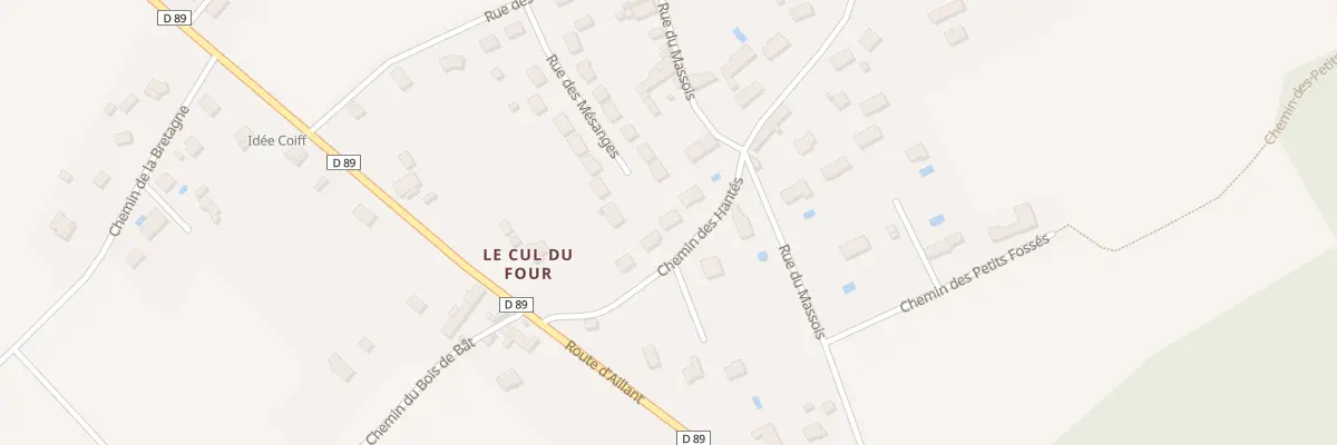 Plan du 6 Che des Hantes à Charbuy
