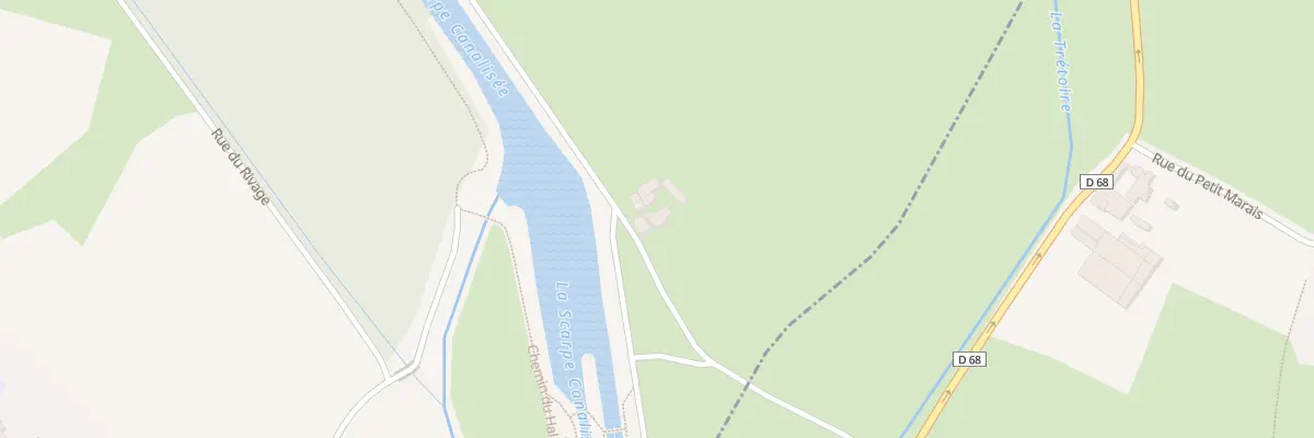 Plan du 1 Vc Rivage de la Scarpe à Thun-Saint-Amand