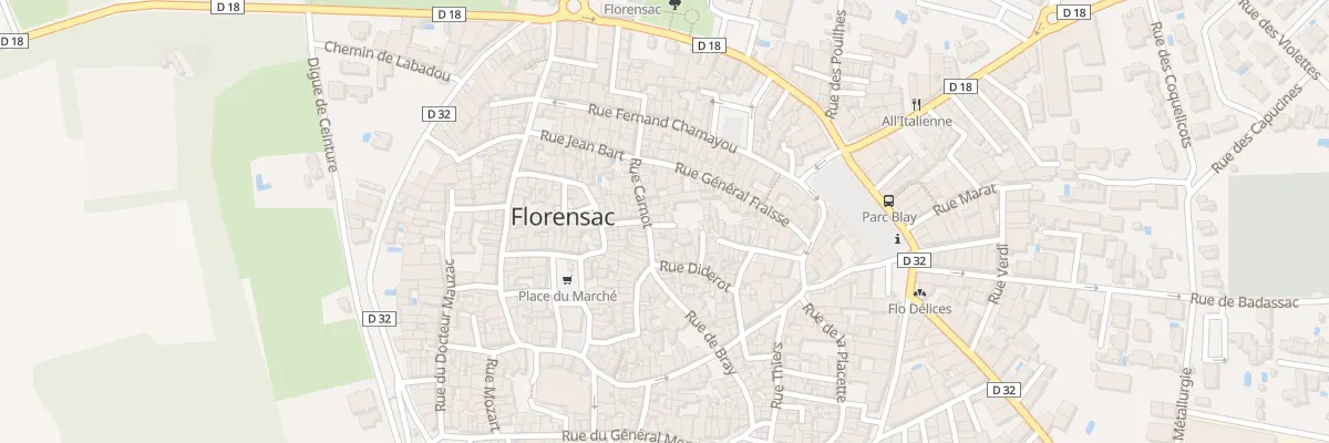 Plan du 1 Imp du Laurier à Florensac