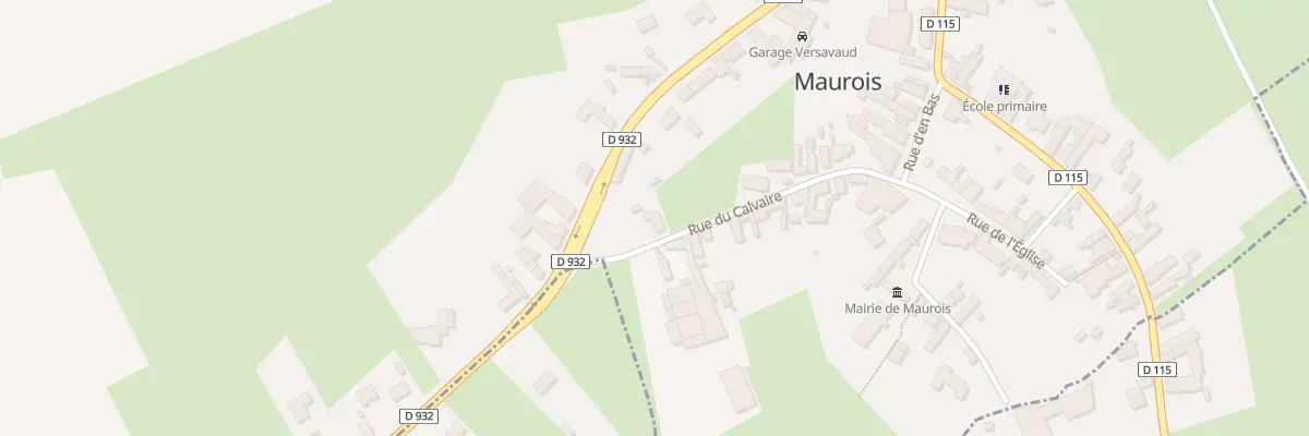 Plan du 14 Rue du Calvaire à Maurois