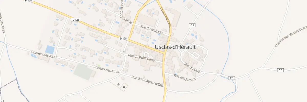 Plan du 9 Rue de la Revolution à Usclas-d’Hérault