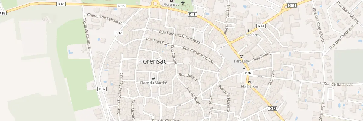 Plan du 3 Imp du Laurier à Florensac
