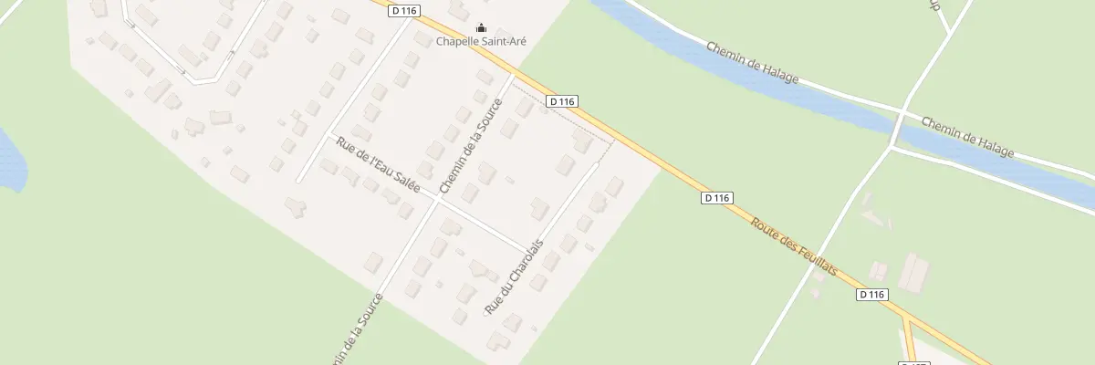 Plan du 5 Rue du Charolais à Decize