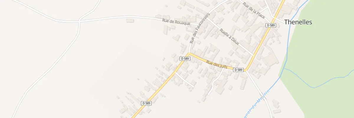Plan du 2 Rue des Vignes à Thenelles