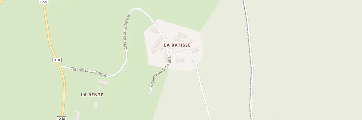 Plan du 5060 La Batisse à Saint-Jean-des-Ollières