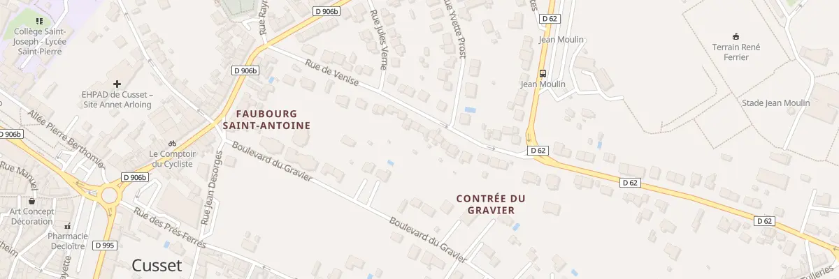 Plan du 30 Rue de Venise à Cusset
