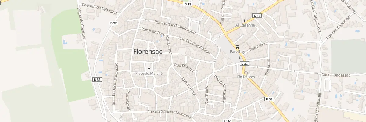 Plan du 1 Imp Diderot à Florensac
