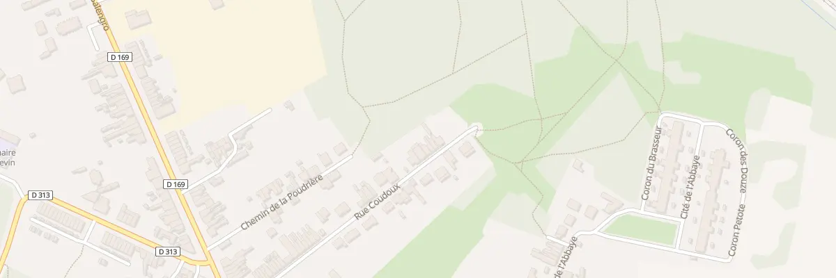 Plan du 267 Rue Coudoux à Raismes