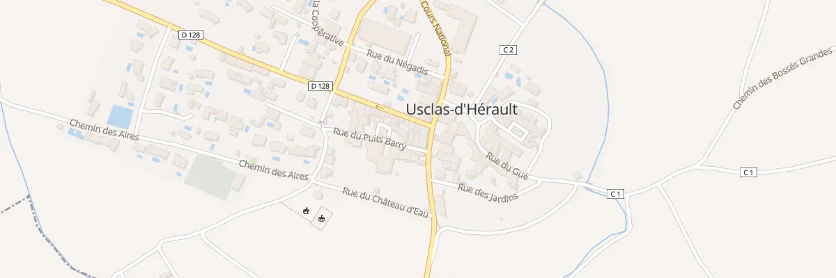 Plan du 2 Rue du Barry à Usclas-d’Hérault