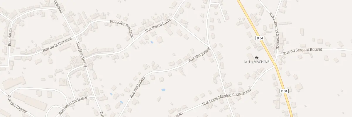 Plan du 15 Rue des Judets à La Machine