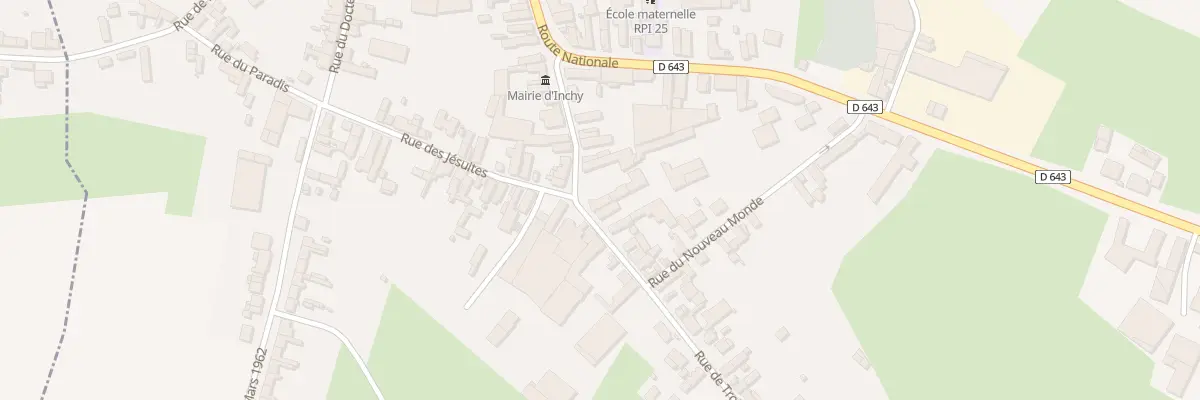 Plan du 11 Rue de Troisvilles à Inchy